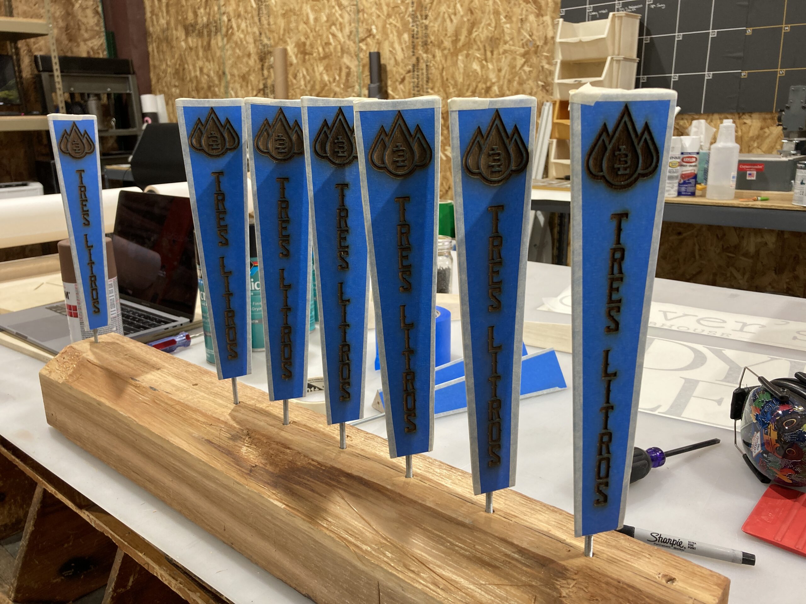 Custom tap handle production